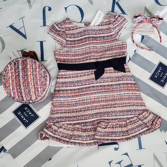 Janie and jack girl clothes set dress accessories - Picture 11 of 15